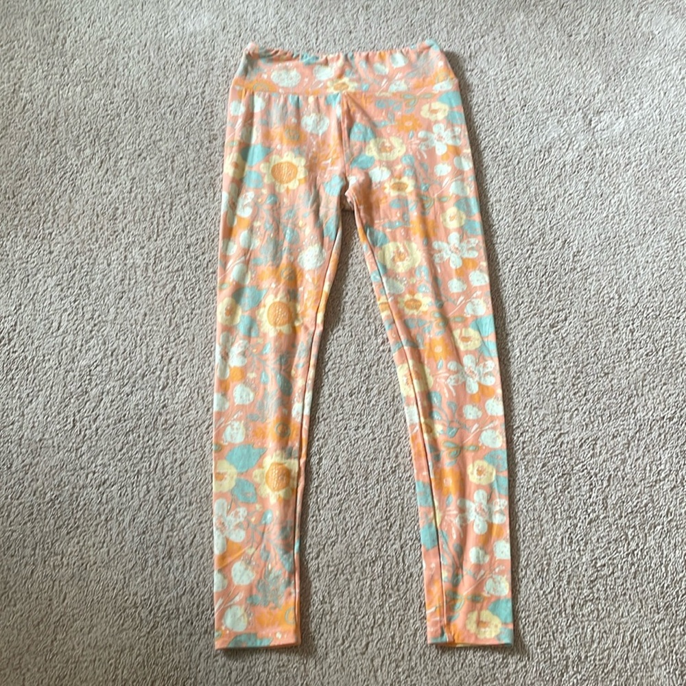 Lularoe flower leggings